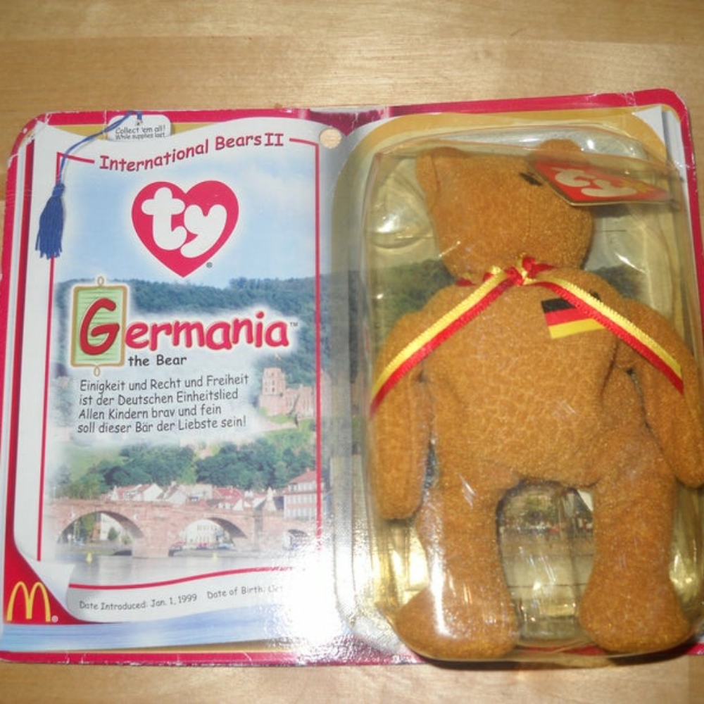 International Ty Teenie Bear II